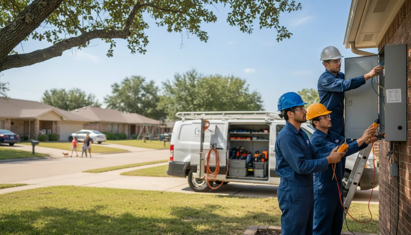 Certified electrician providing emergency electrical services in Fletcher, MO